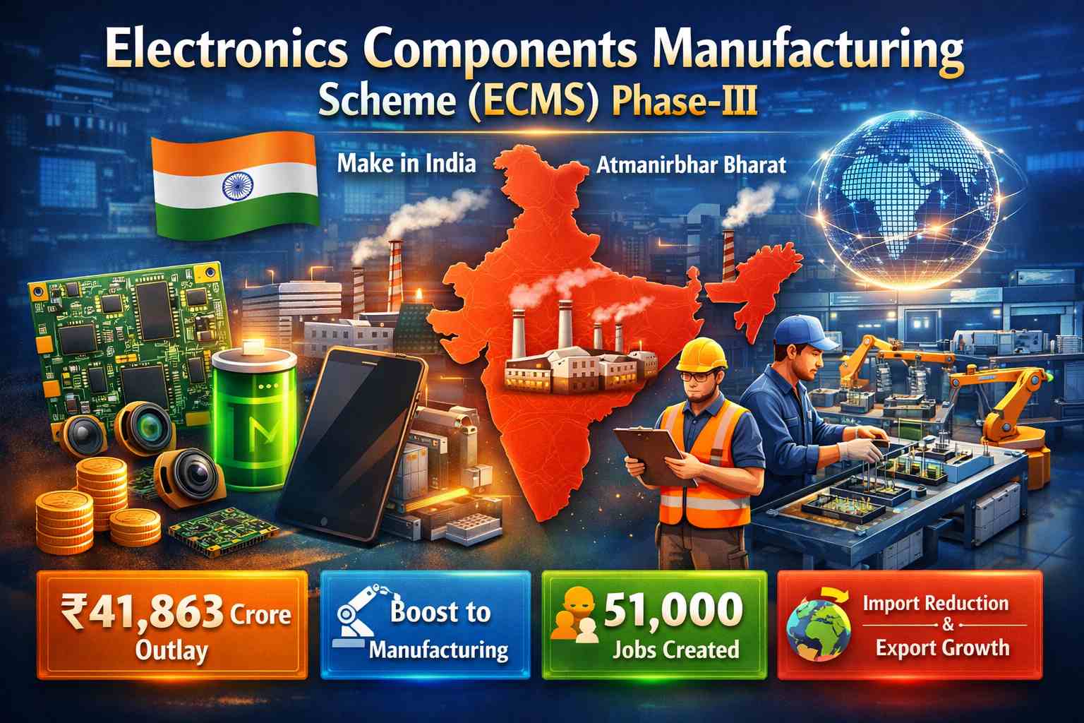 Electronics Components Manufacturing Scheme (ECMS) – Phase III